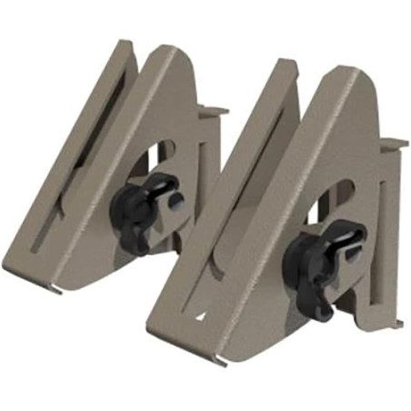 2 Pack Metal Tilt Mounting Brackets